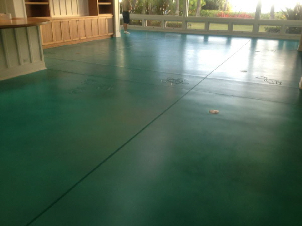 Finished floor